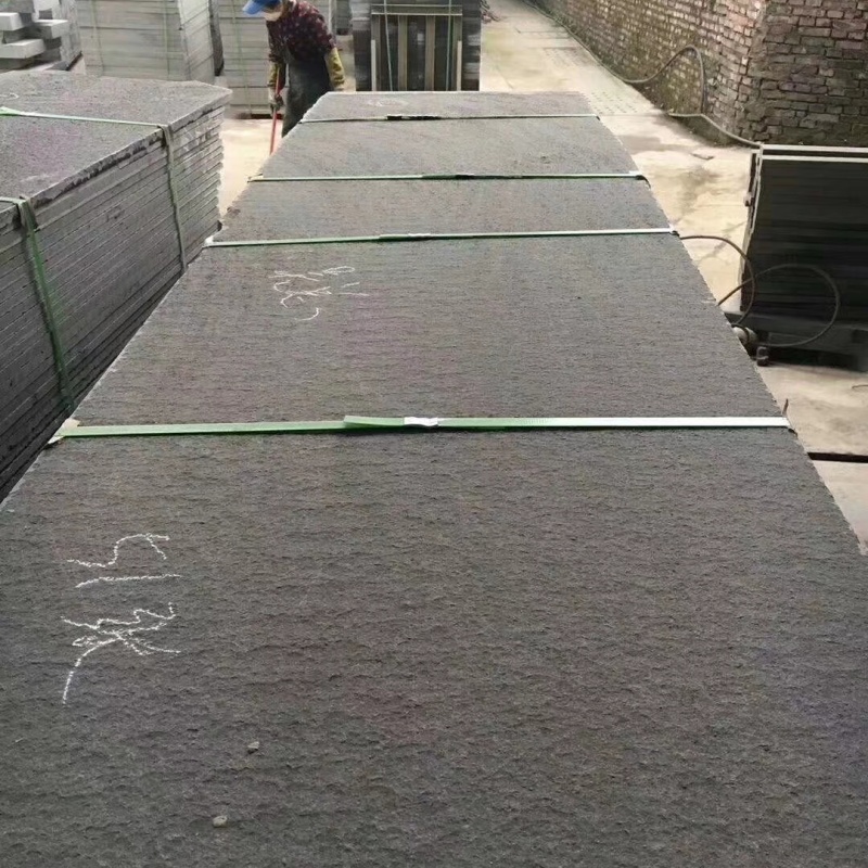 福建芝麻黑火烧板石材厂家